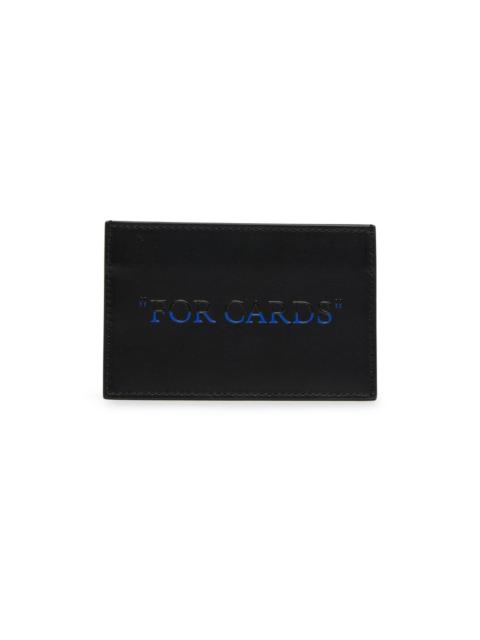 Off-White Quote Bookish card case