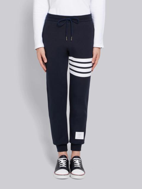 Thom Browne Navy Cotton Loopback Knit Engineered 4-bar Sweatpant