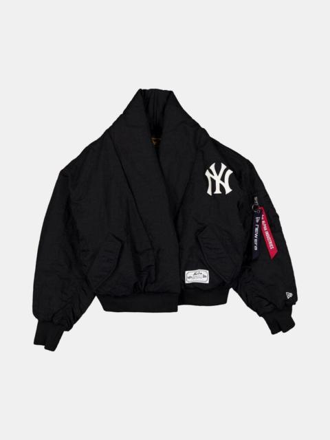 Nike NEW YORK YANKEES X ALPHA X NEW ERA SHAWL COLLAR BOMBER JACKET WOMENS