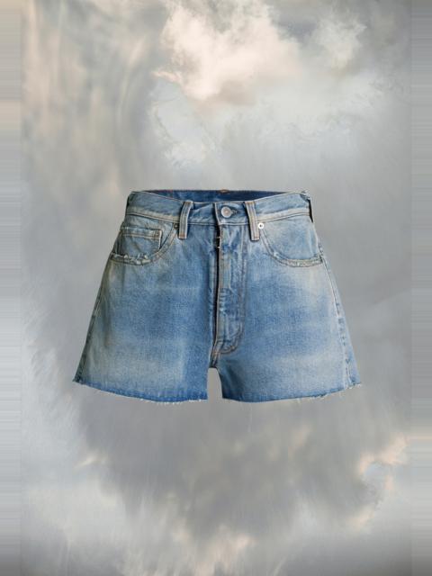 Maison Margiela Distressed denim shorts