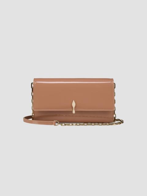 Christian Louboutin Women's Bettina Patent Leather Chain Wallet - Blush