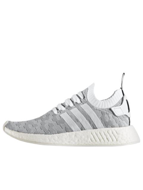adidas (WMNS) adidas NMD_R2 Primeknit 'White Black Pink' BY9520