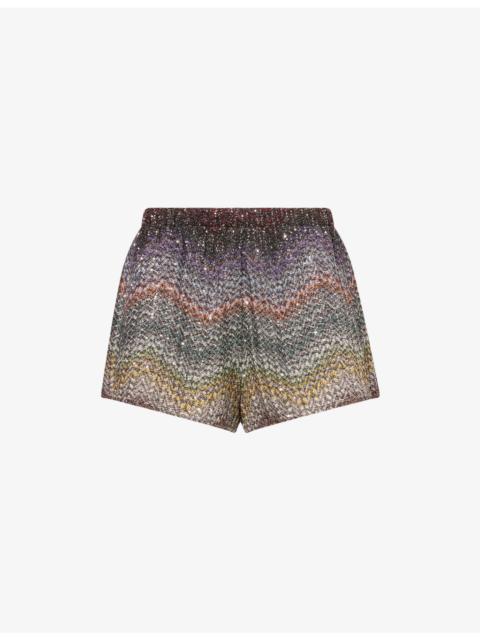 Missoni Miss P Elasticated Sequin Shorts