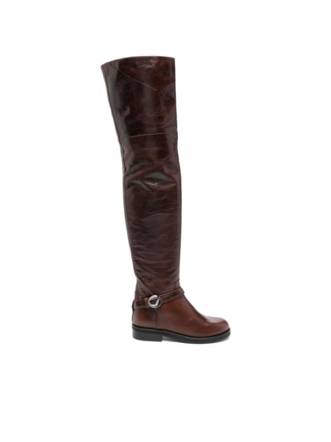 COPERNI leather over-the-knee boots