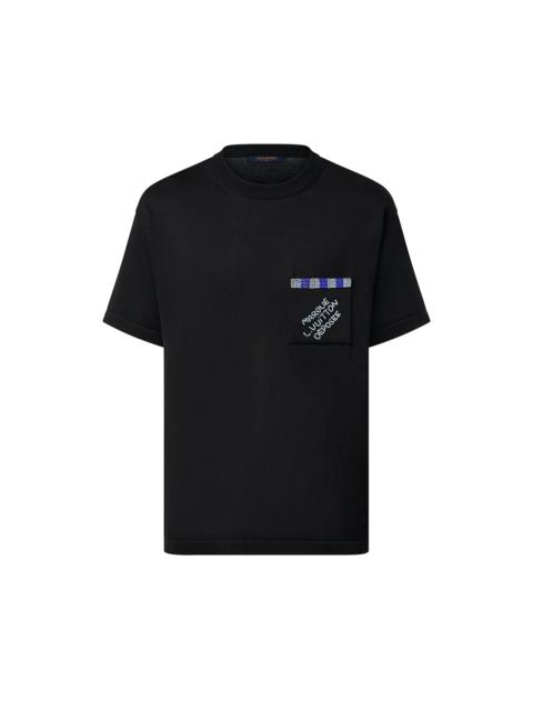 Louis Vuitton Embellished Short-Sleeved Cotton Crewneck