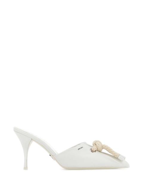 Prada Prada Nappa Leather Pumps with 9 cm Heel