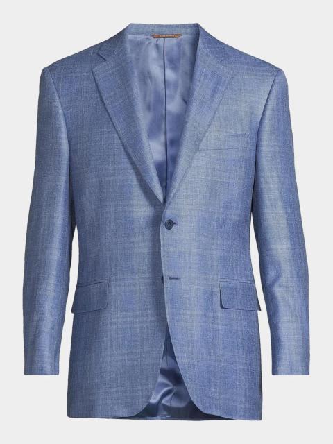Canali Scratch Wool-Silk-Linen Sportcoat
