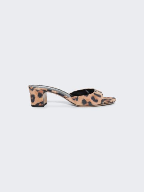 PARIS TEXAS Lara Mule 50 Natural Leopard