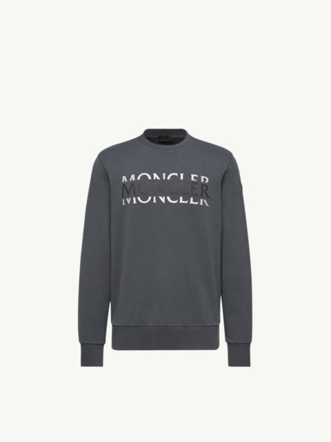 Moncler Logo Cotton Jersey Long Sleeve T-Shirt