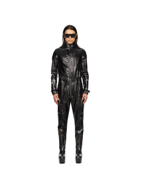 Rick Owens Black Bauhaus Denim Flightsuit