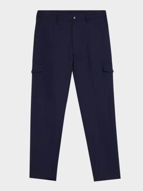 Etro Men & apos;s Wool Straight-Leg Cargo Trousers