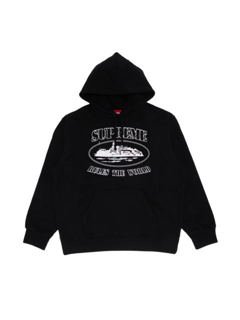 Supreme x Corteiz Rules The World Hooded Sweatshirt 'Black'