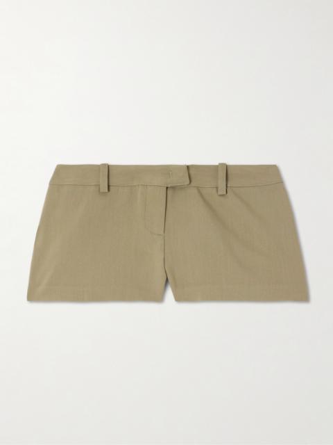 The Frankie Shop Roma Twill Shorts