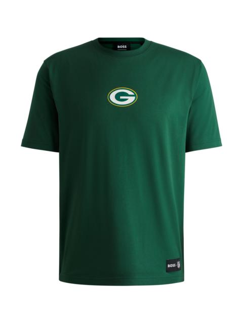 BOSS X NFL STRETCH-COTTON T-SHIRT WITH SPECIAL BRANDING