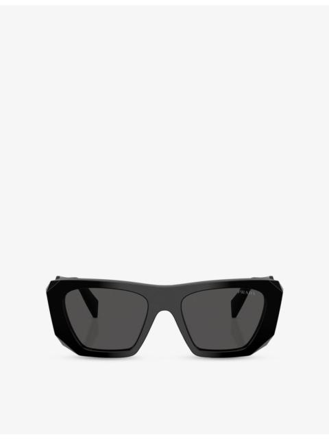 Prada PR B18S Square-Frame Acetate Sunglasses