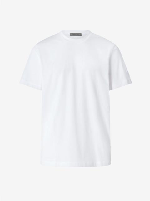 CORNELIANI White crew neck stretch cotton jersey t-shirt