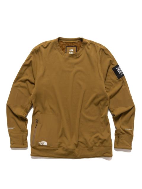 x Undercover SOUKUU FUTUREFLEECE L/S SWEATER BROWN