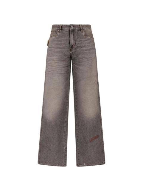 CAMPERLAB Sand Blue Paint Print Denim Jeans - AU00022-002 | REVERSIBLE