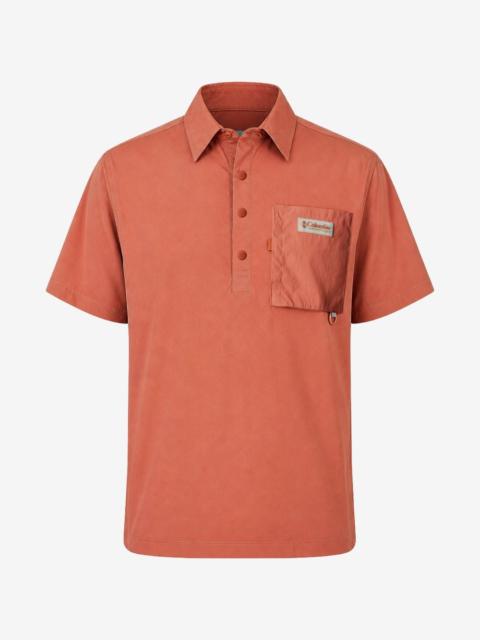 Columbia Cove Beach™ logo-patch chest-pocket shirt
