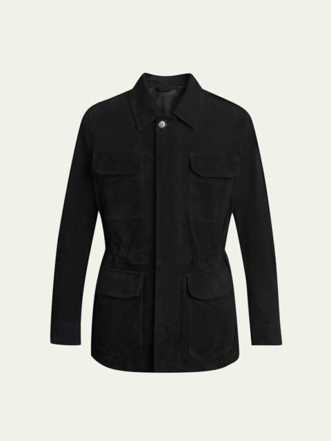 Brioni Men's Suede Field Jacket
