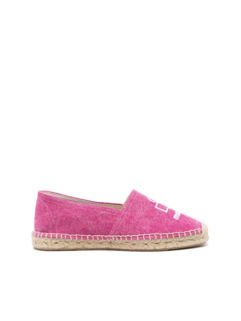 Canae logo-embroidered espadrilles