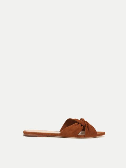 VERONICA BEARD SERAPHINA SUEDE TWIST SANDAL