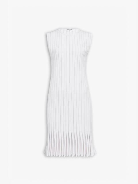 Alaïa KNIT STRIPED DRESS