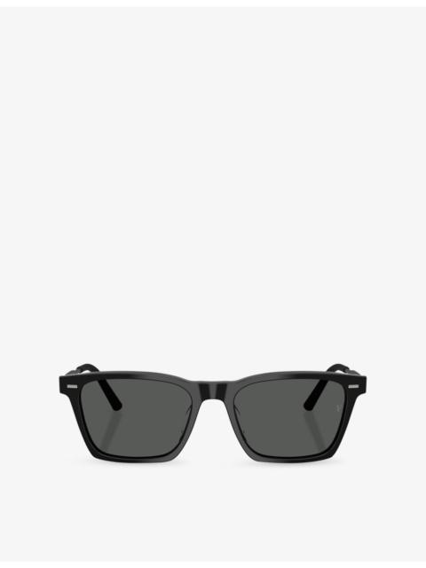 Oliver Peoples OV5624SU R-19 Square-Frame Acetate Sunglasses