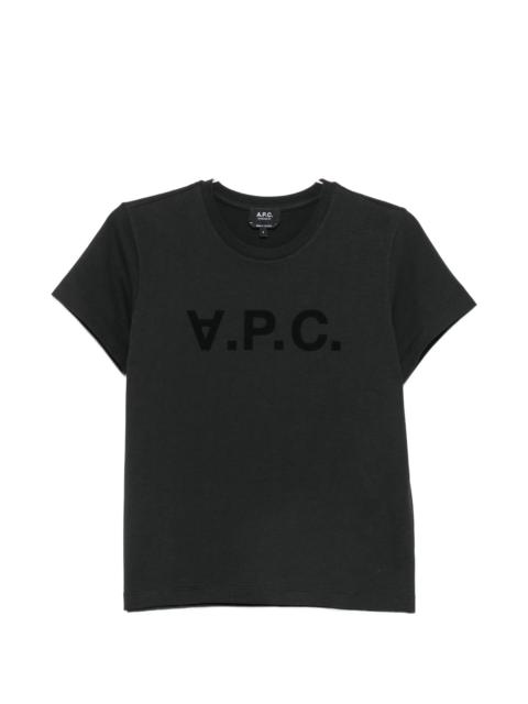 A.P.C. A.p.c. Logo-print T-shirt
