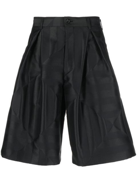 Comme Des Garçons Bermuda shorts with all-over print