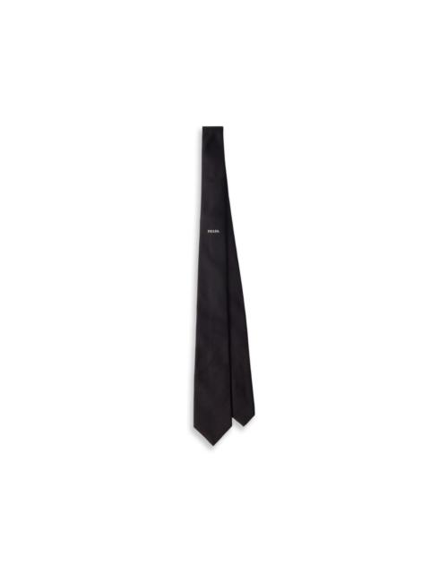 Prada silk tie
