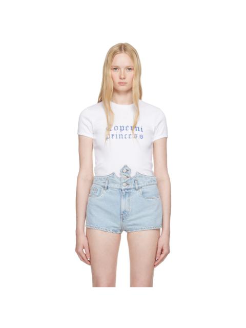 White 'Princess' Slim-Fit T-shirt