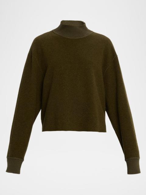 Lafayette 148 New York Reversible Mock-Neck Sweater