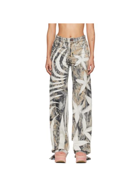 【関税込み】Masha Popova パープル Fog Light ジーンズ Lilac Fog Light jeans £390 - Masha Popova