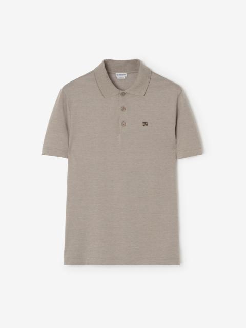 Burberry Metal Knight Cotton Polo Shirt