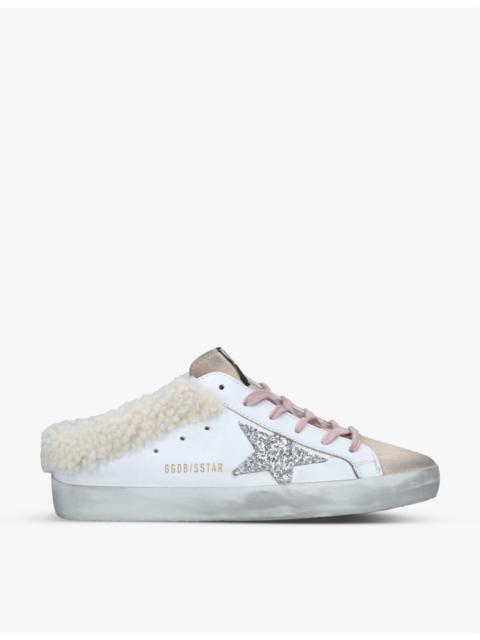 Golden Goose Superstar Sabot 80194 leather and shearling trainers
