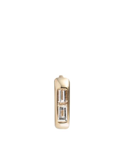 FOUNDRAE SMALL BAGUETTE EAR FOB DIAMOND