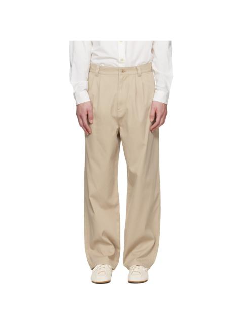 A.P.C. Beige Ricky Trousers