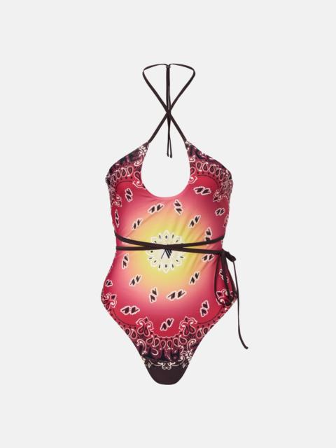 THE ATTICO Printed swimsuit
