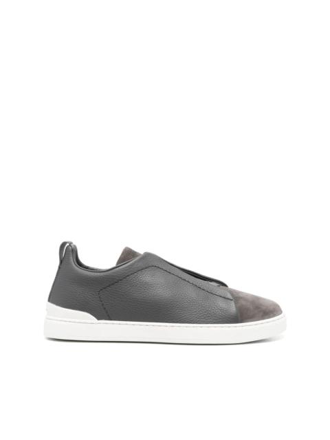 elasticated slip-on trainers