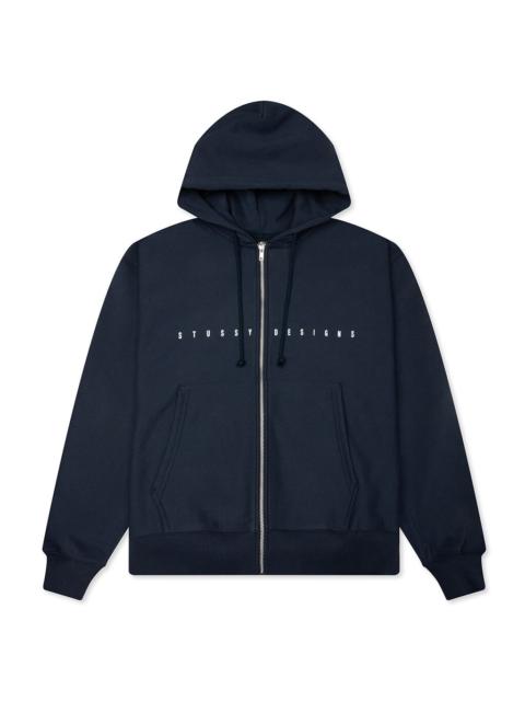 Stüssy S BOX ZIP HOODIE - NAVY