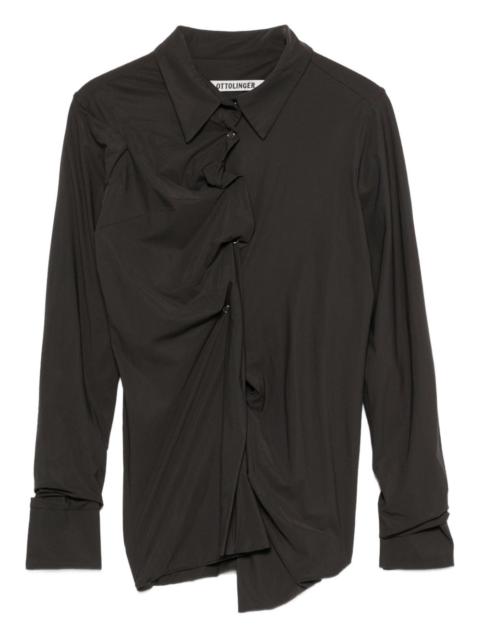 OTTOLINGER gathered-detail shirt