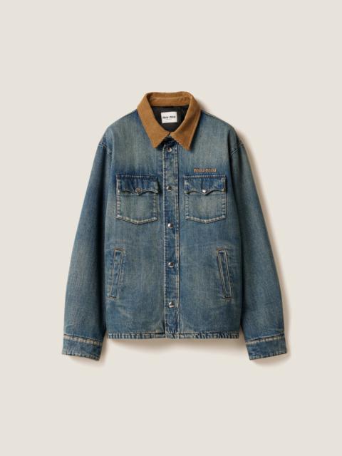 Miu Miu Denim down jacket