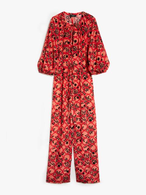 Max Mara ECCESSO Crepe de chine jumpsuit