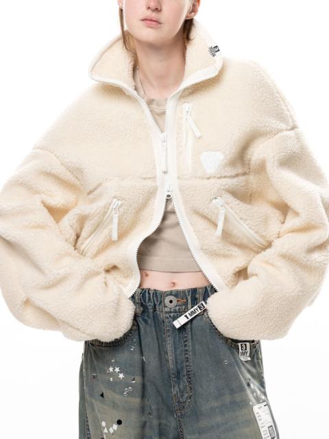 Maison MIHARAYASUHIRO Cropped Boa Jacket