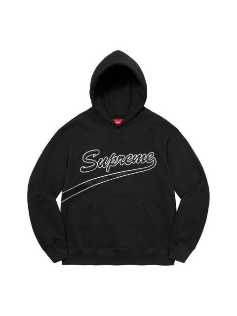 Supreme Tail Hooded Sweatshirt 'Black White' SUP-FW21-389