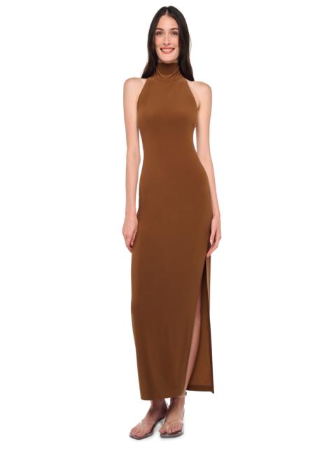 NORMA KAMALI HALTER TURTLE GOWN