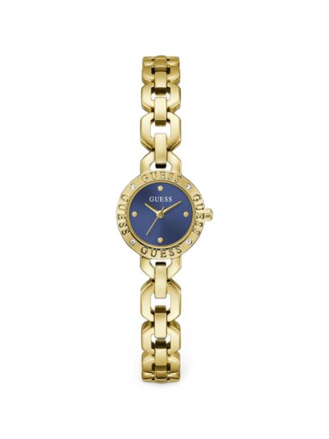 GUESS USA Siren gold-tone analog watch