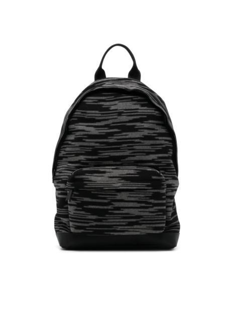 Missoni space-dyed slub-texture backpack