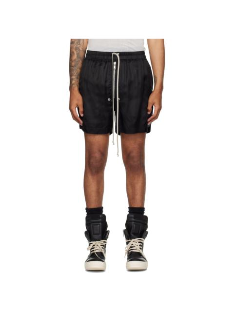 Rick Owens Black Concordians Bela Boxers Shorts